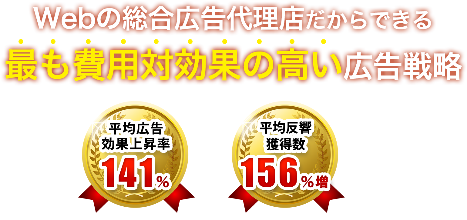 webの総合広告代理店だからできる最も費用対効果の高い広告戦略